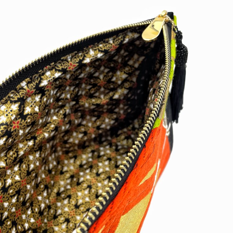 Kimono Pouch Steel Samurai