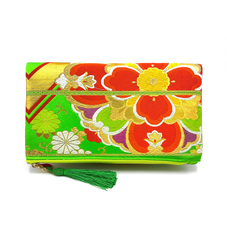 Kimono Clutch Bag Ombre Green