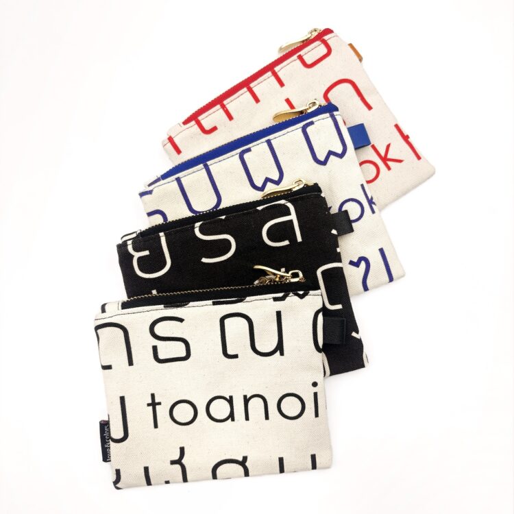 Mini Pouch Thai Letters